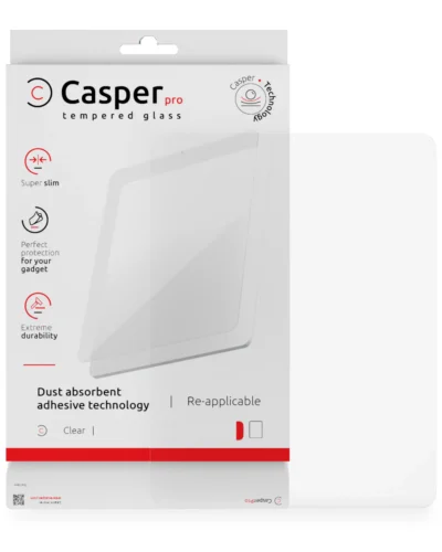 Casper Pro Tempered Glass Screen Protector for iPad Pro 11" 5th Gen (2024) - Clear