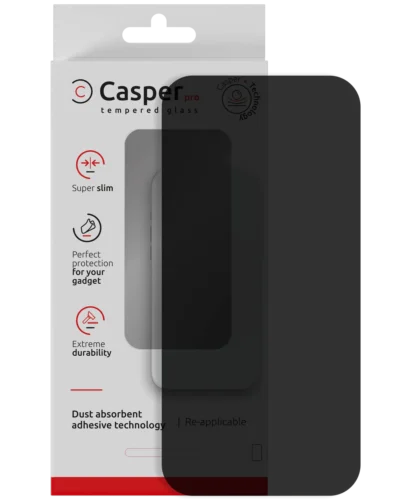 Casper Pro Tempered Glass For iPhone Air (Retail Pack) (Privacy)