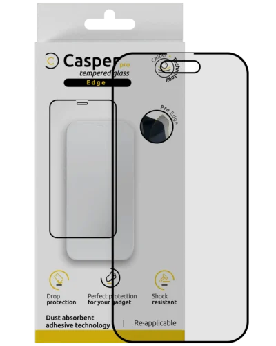 Casper Pro Edge Tempered Glass For iPhone Air (Retail Pack) (Clear)