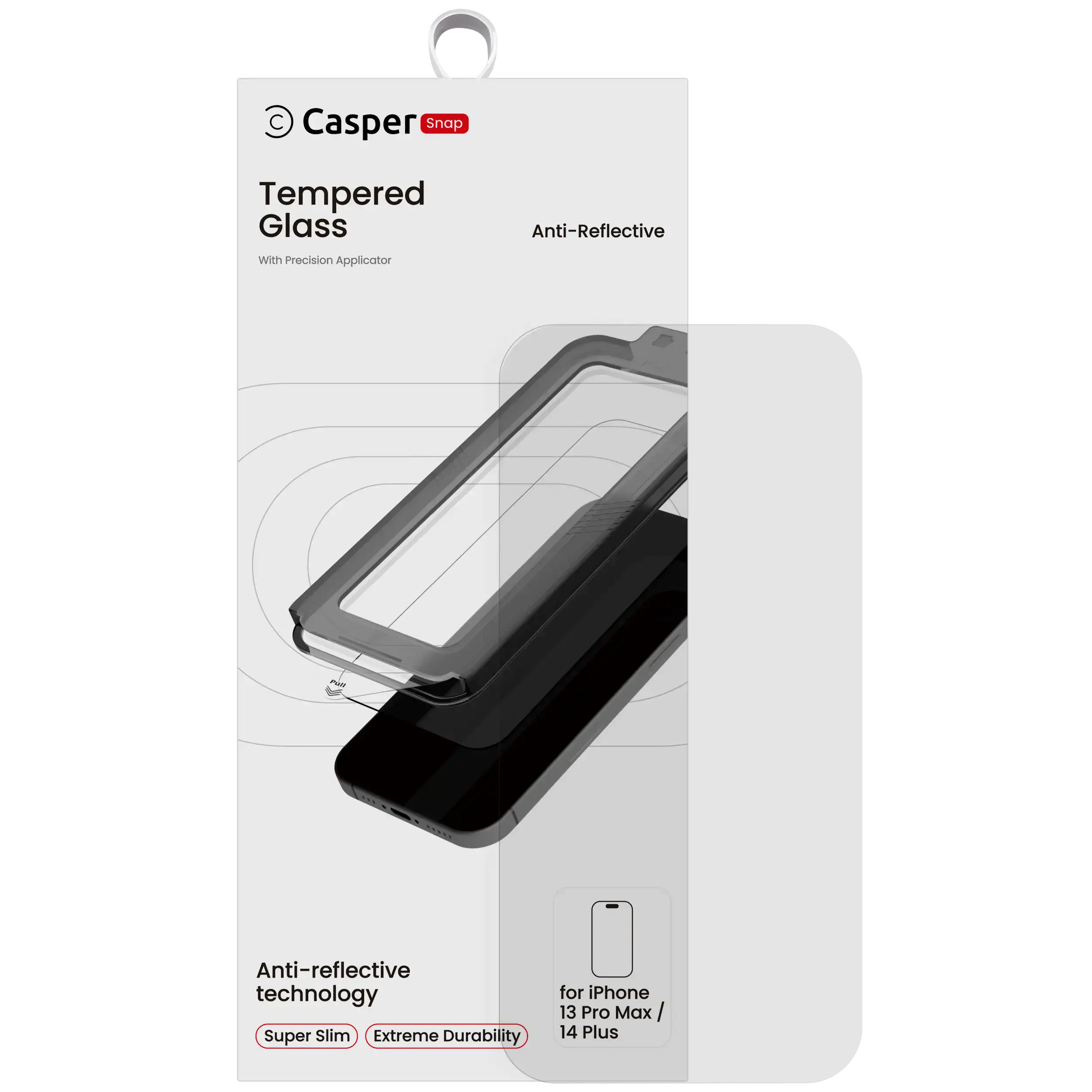 iPhone 13 Pro Max / 14 Plus Snap AR clear tempered glass screen protector
