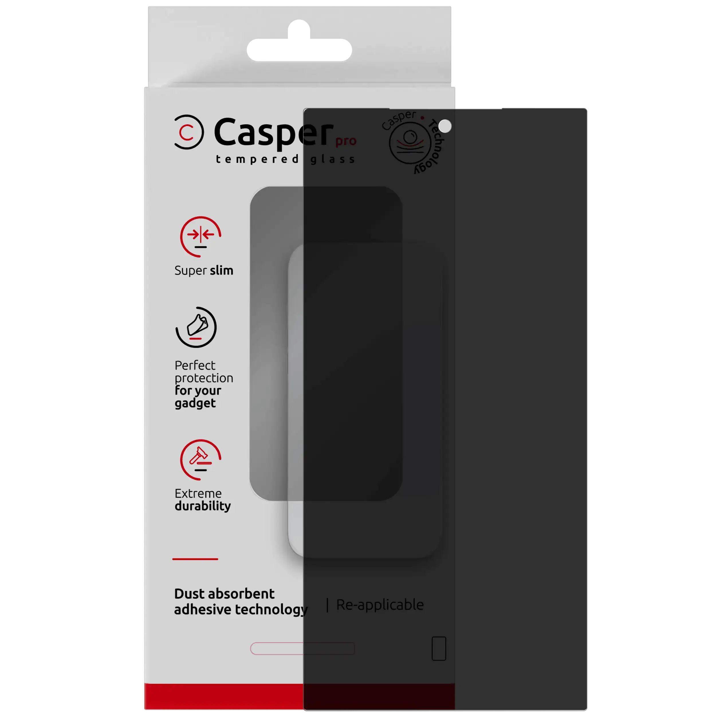 Casper Pro Tempered Glass Screen Protector for Samsung Galaxy S24 Ultra - Privacy