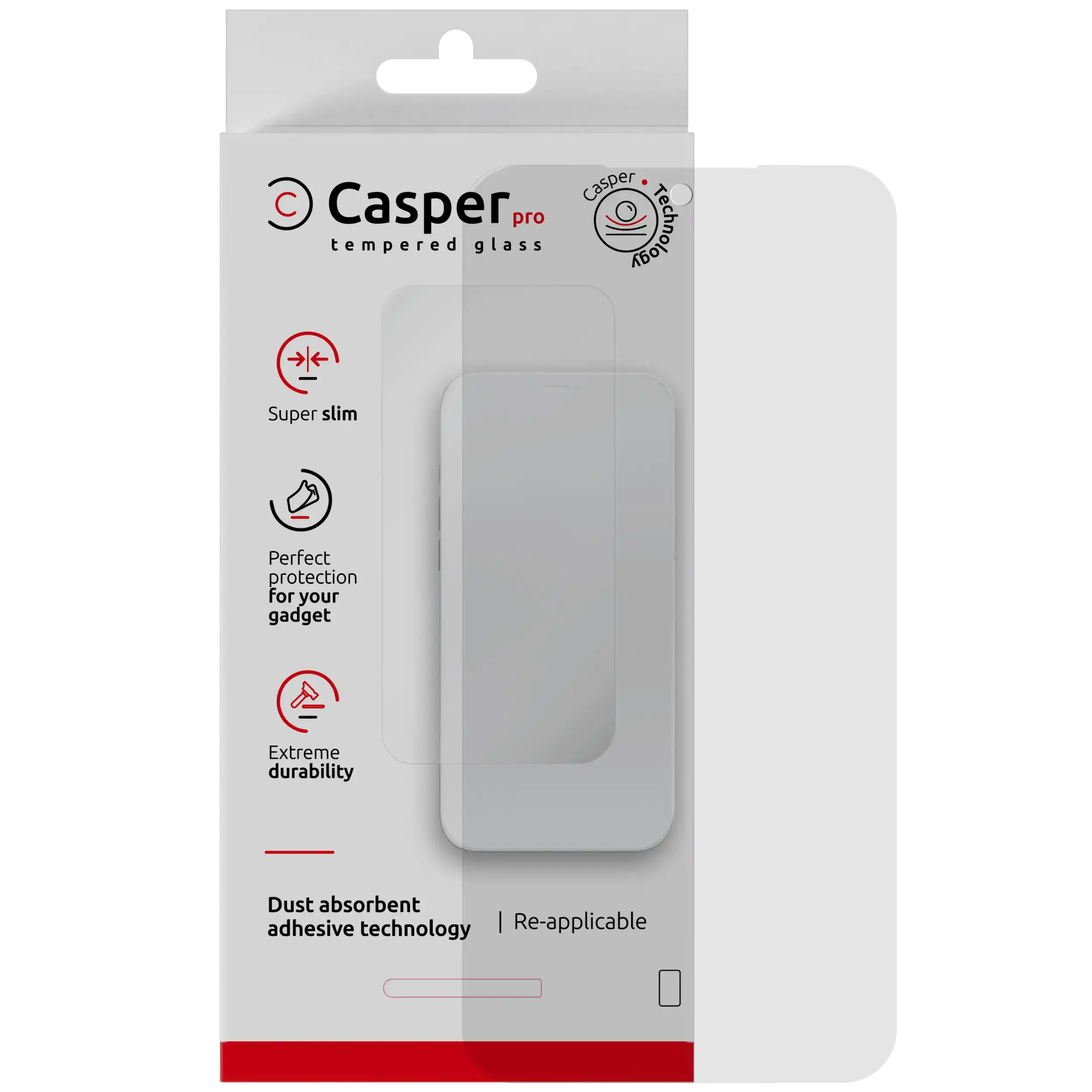 Casper Pro Tempered Glass Screen Protector for Samsung Galaxy S22 5G - Clear
