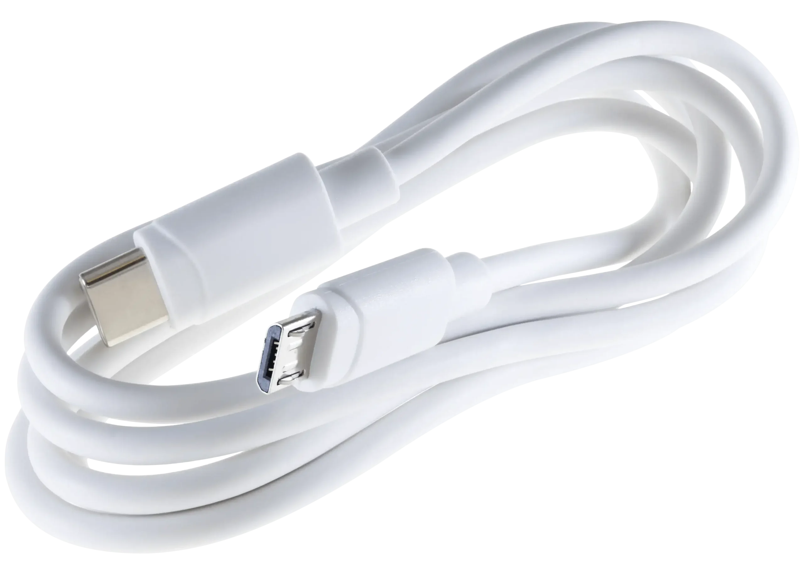 Micro USB To USB Type C Cable (Generic) (White)