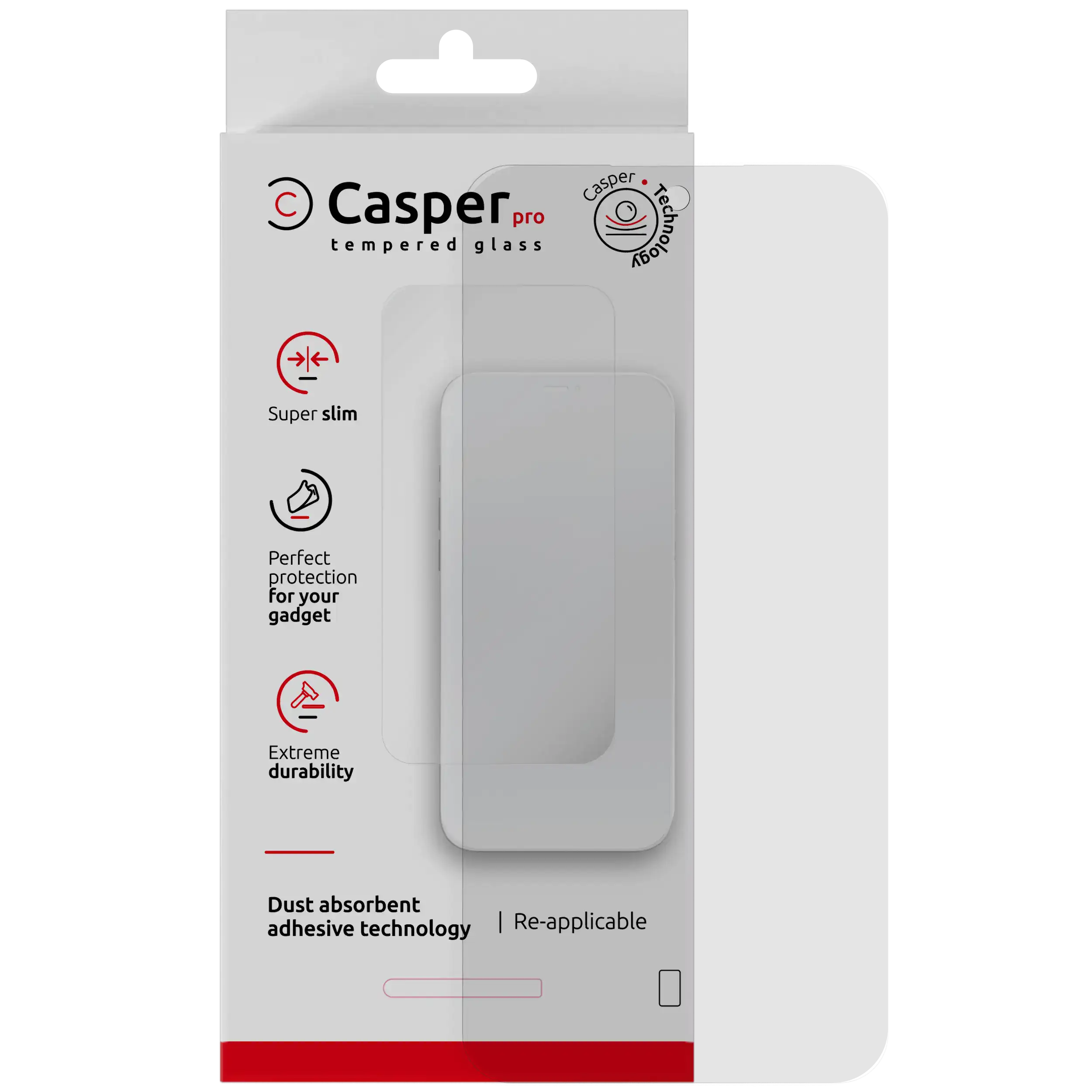 Casper Pro Tempered Glass Screen Protector for Samsung Galaxy A37 5G - Case Friendly