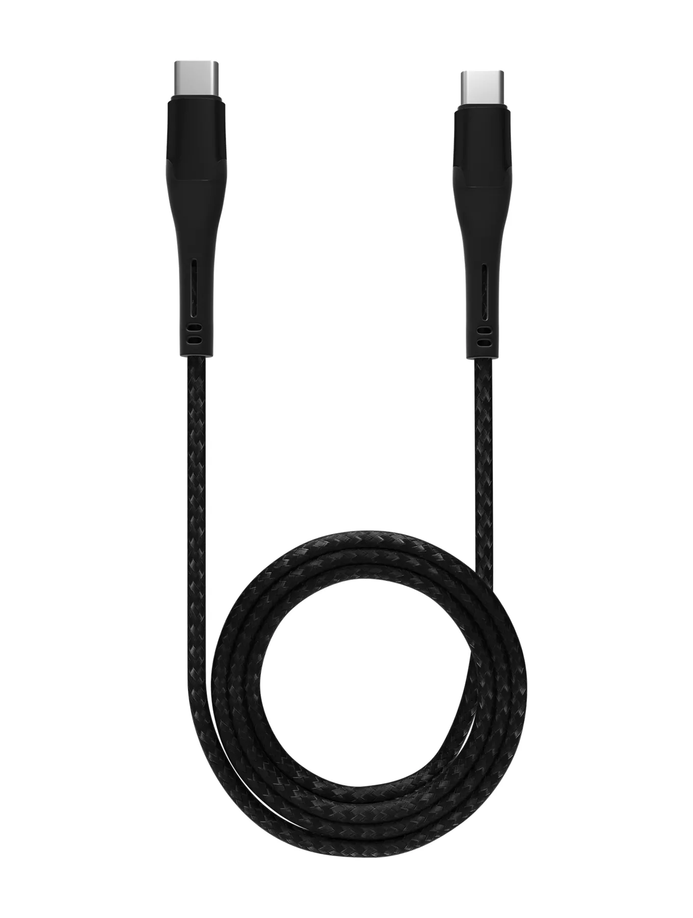 AmpSentrix Alpha USB-C to USB-C Cable (1m, 3ft) (Black)