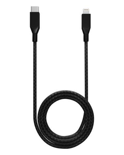 AmpSentrix Infinity Lightning to USB-C Cable (Non-MFI) (1m/3ft) - Black