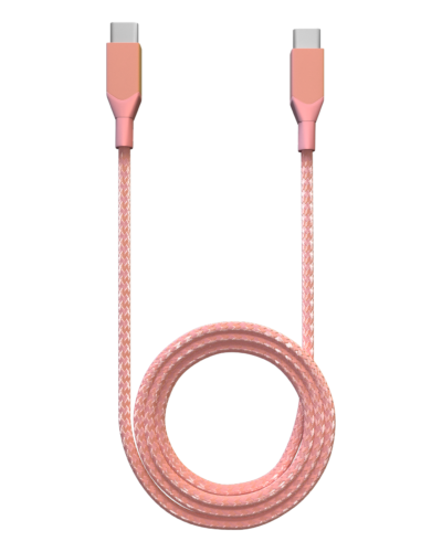 AmpSentrix Infinity USB-C to USB-C Cable (2m/6ft) - Pink