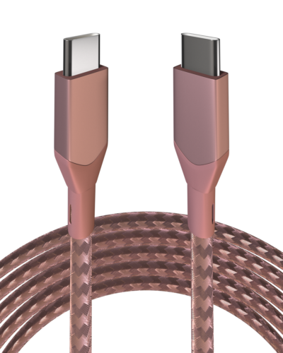 AmpSentrix Infinity USB-C to USB-C Cable (1m/3ft) - Pink