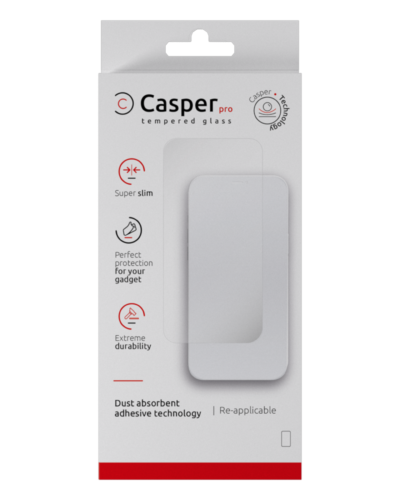 iPhone 12 / 12 Pro case friendly tempered glass screen protector - clear
