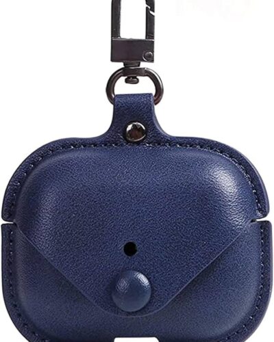AirPods 1 & 2 Leatherette Case – Navy Blue