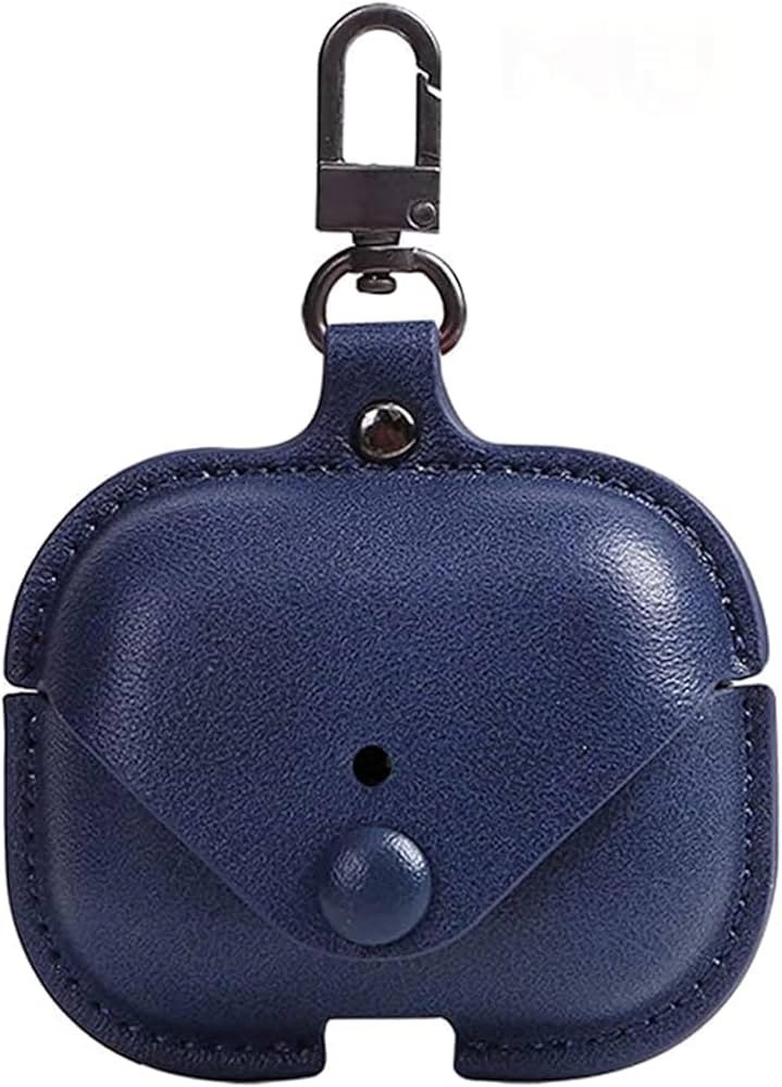 AirPods 1 & 2 Leatherette Case – Navy Blue