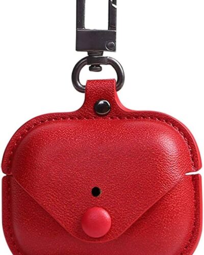 AirPods 4 Leatherette Case – Red