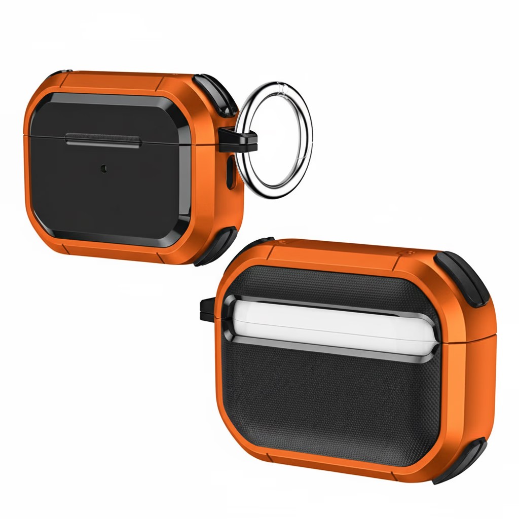 AirPods Pro 3 Sleek Armor Case – Orange