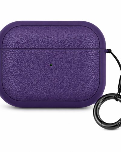 AirPods 4 Elite Leather Case – Purple