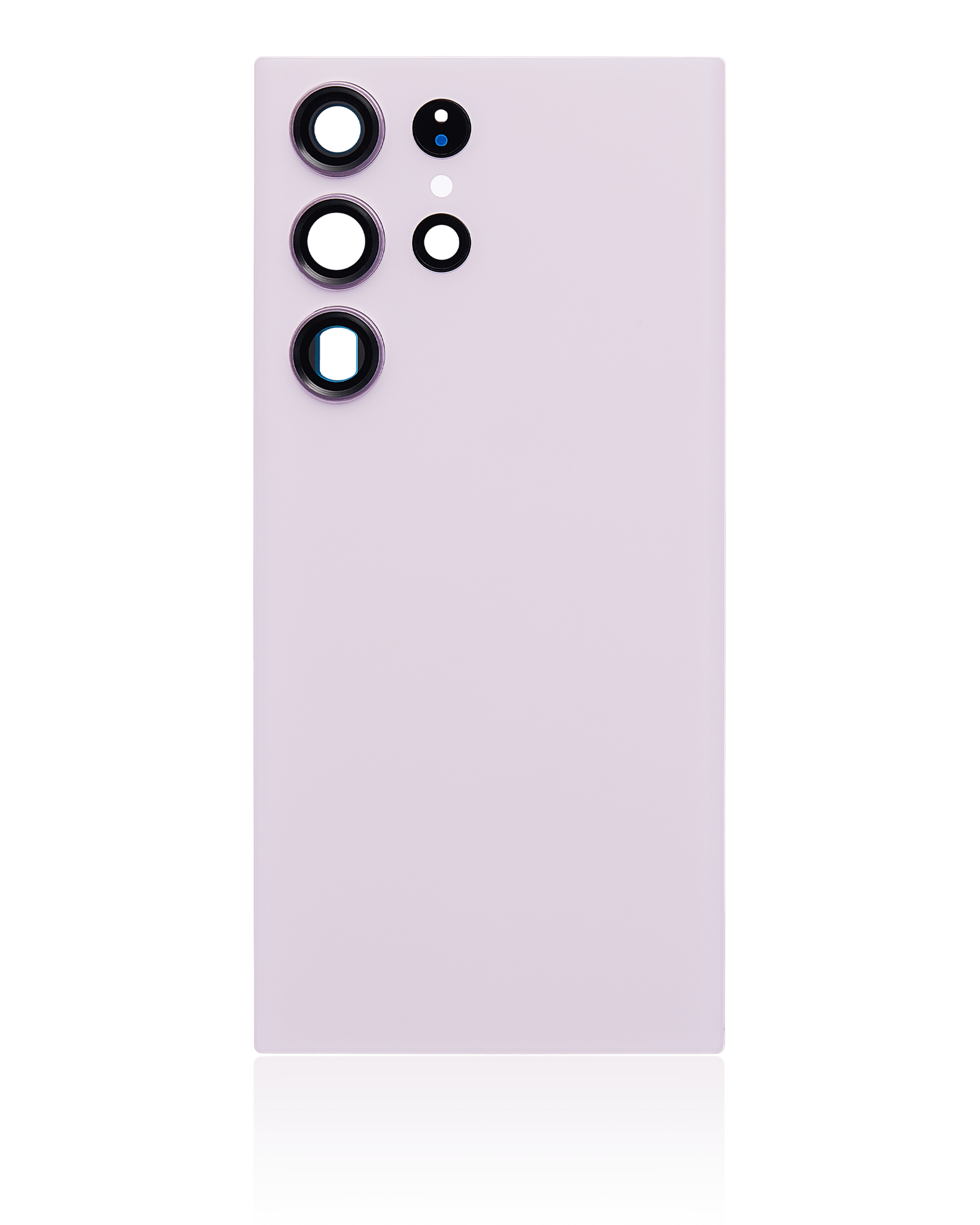 Back Cover Glass With Camera Lens For Samsung Galaxy S23 Ultra 5G (No Logo) (Aftermarket Plus) (Lavender)
