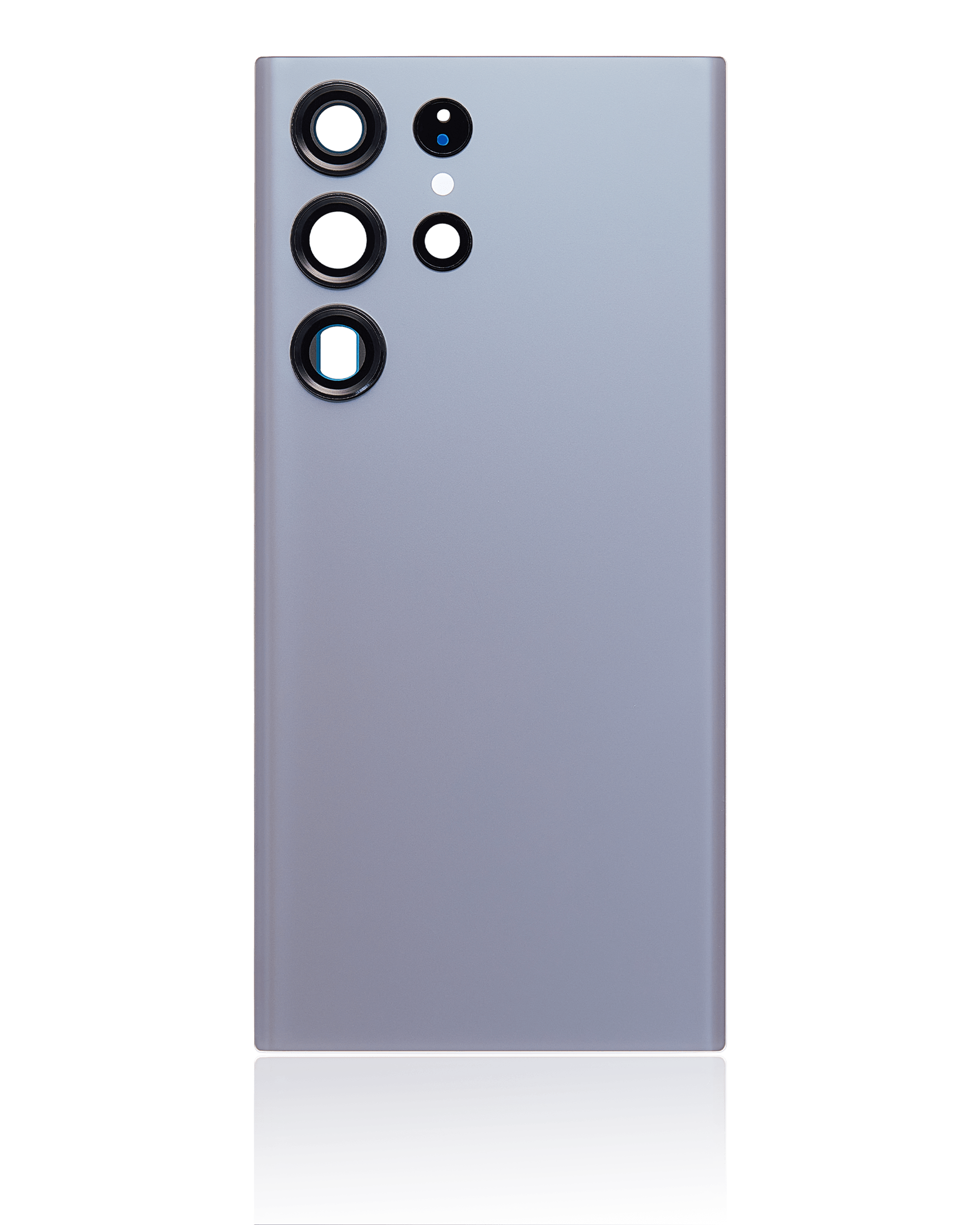 Back Cover Glass With Camera Lens For Samsung Galaxy S23 Ultra 5G (No Logo) (Aftermarket Plus) (Graphite)