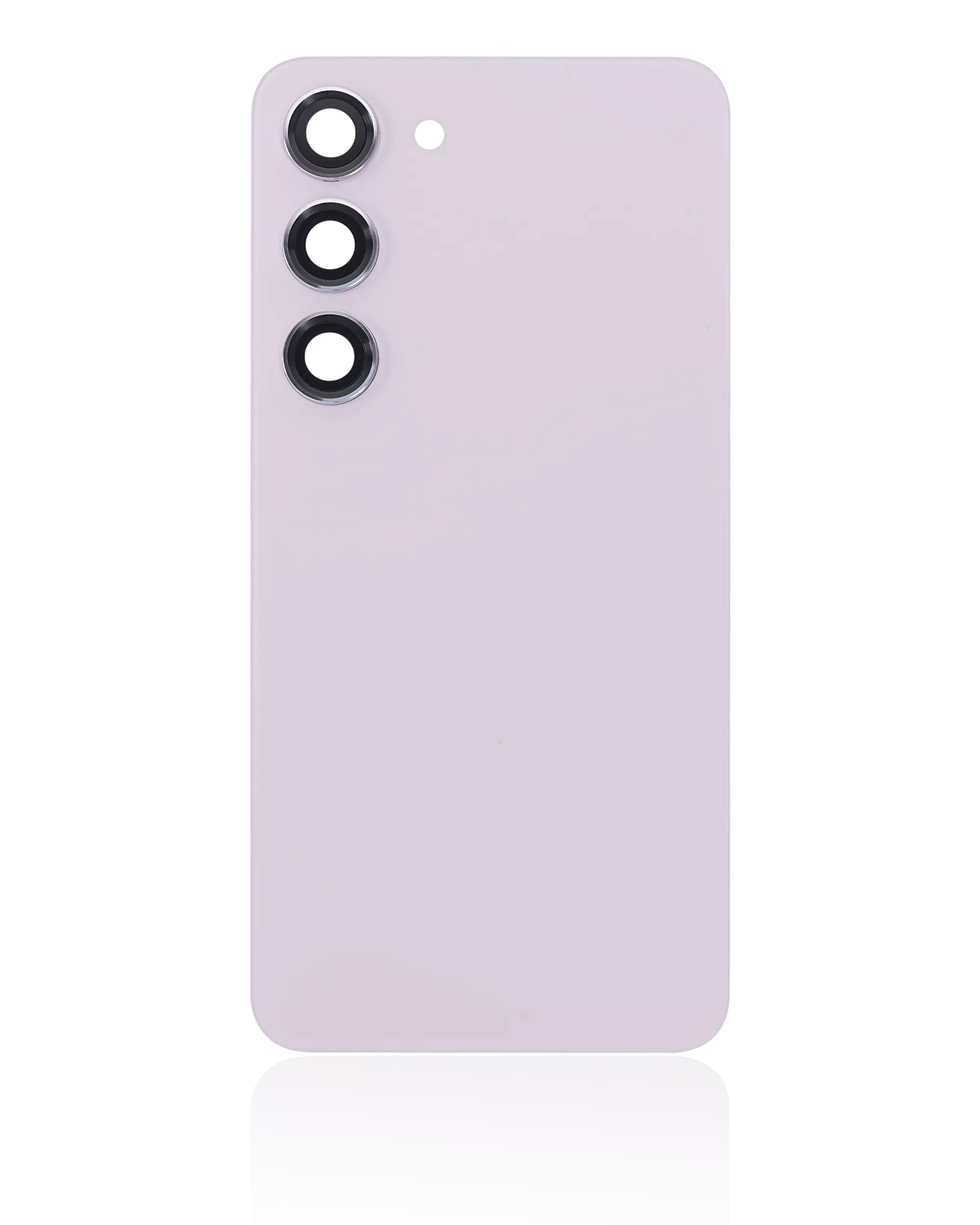 Back Cover Glass With Camera Lens For Samsung Galaxy S23 5G (No Logo) (Aftermarket Plus) (Lavender)