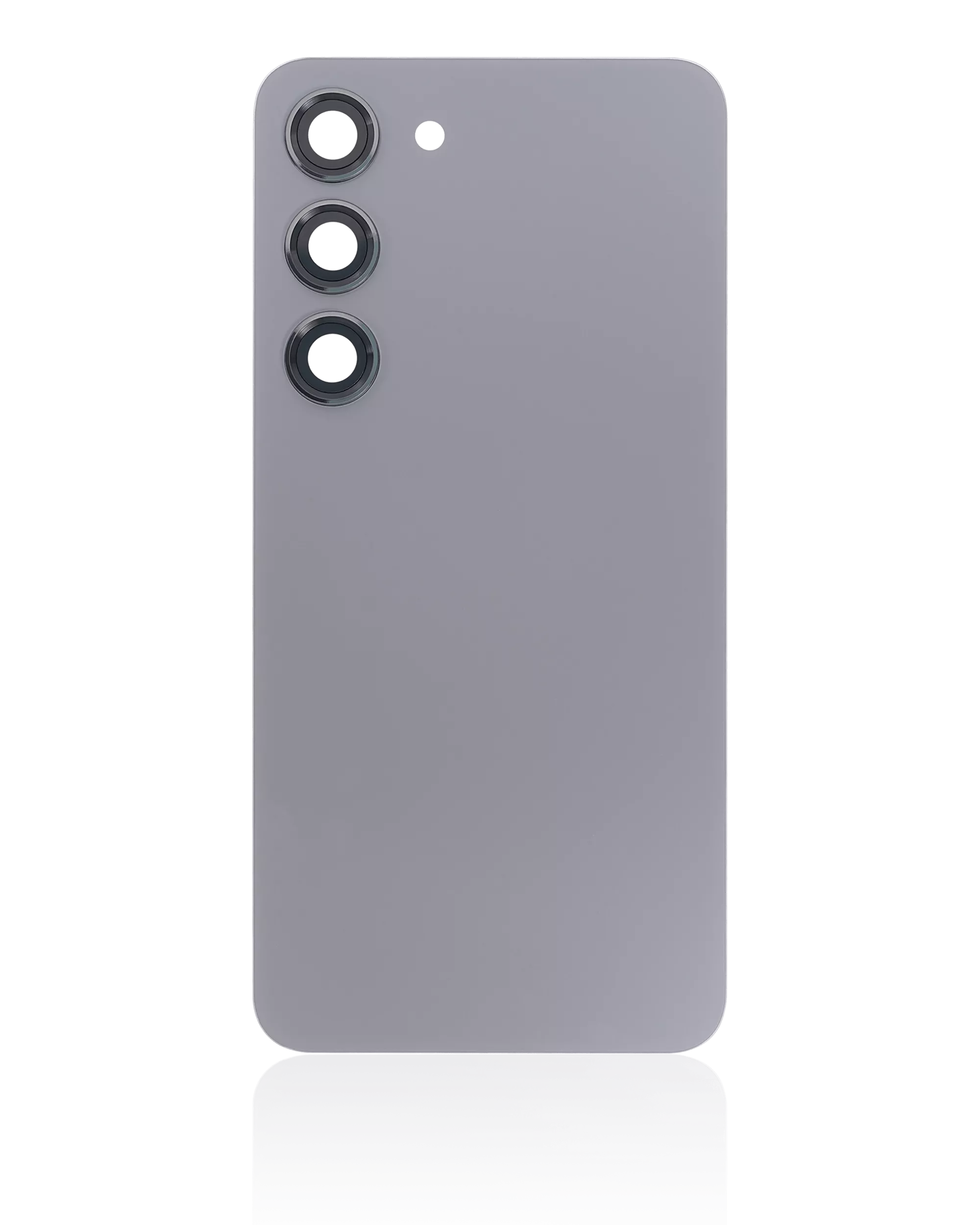 Back Cover Glass With Camera Lens For Samsung Galaxy S23 5G (No Logo) (Aftermarket Plus) (Graphite)