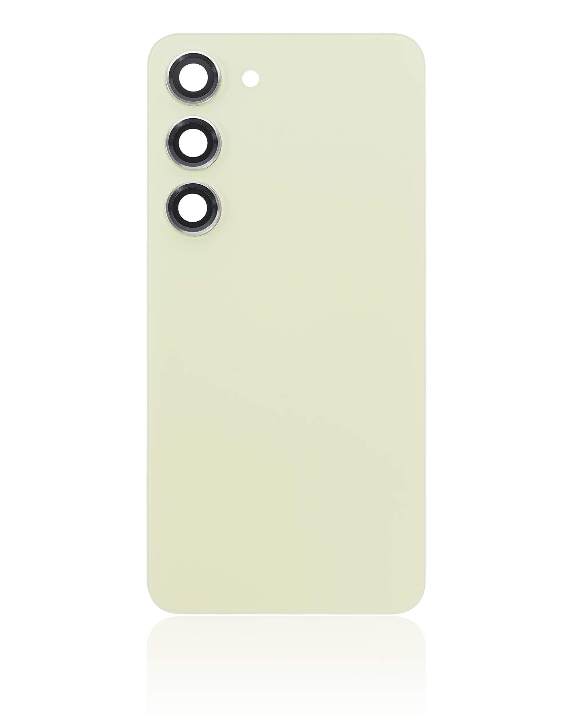 Back Cover Glass With Camera Lens For Samsung Galaxy S23 5G (No Logo) (Aftermarket Plus) (Lime)