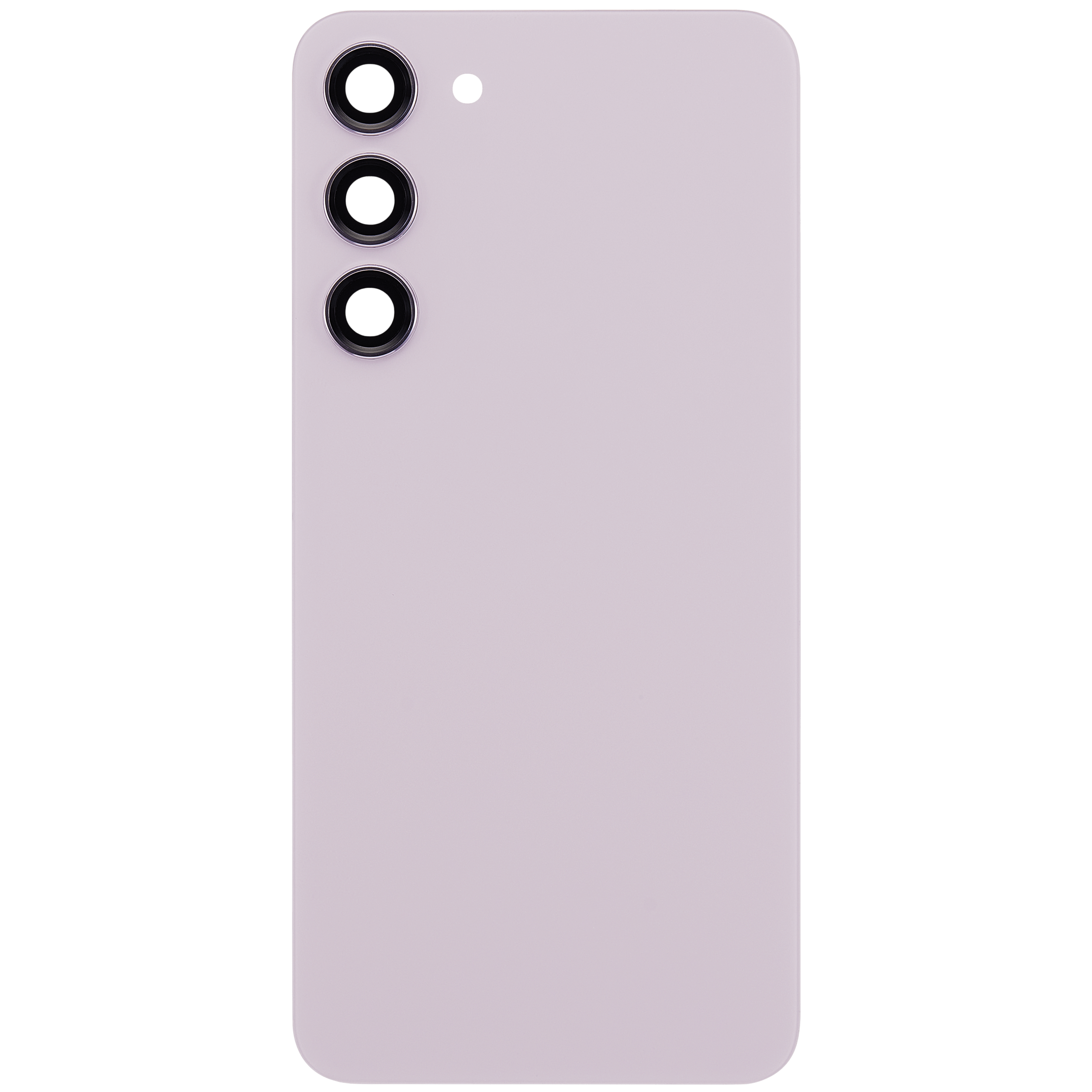 Back Cover Glass With Camera Lens For Samsung Galaxy S23 Plus 5G (No Logo) (Aftermarket Plus) (Lavender)