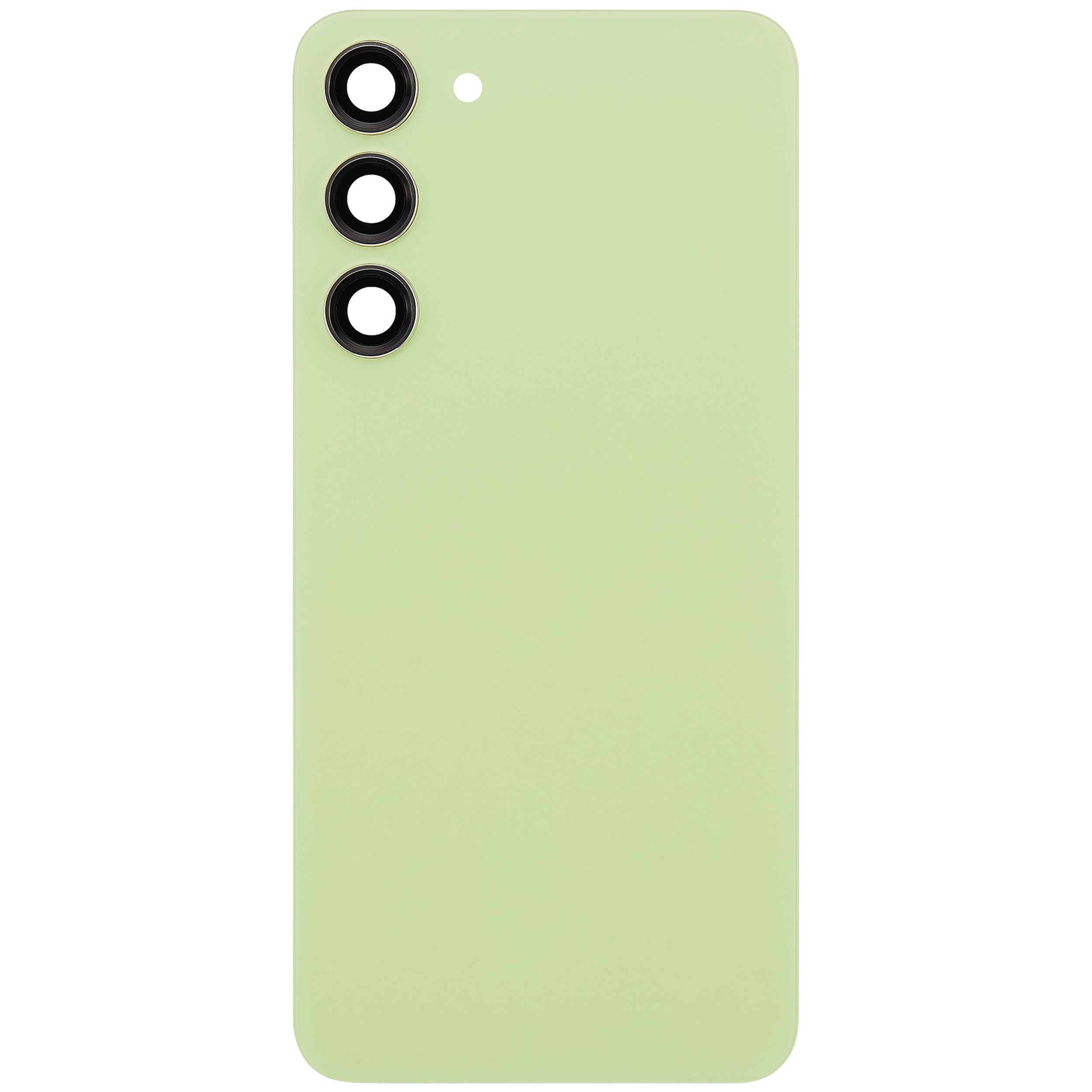 Back Cover Glass With Camera Lens For Samsung Galaxy S23 Plus 5G (No Logo) (Aftermarket Plus) (Lime)