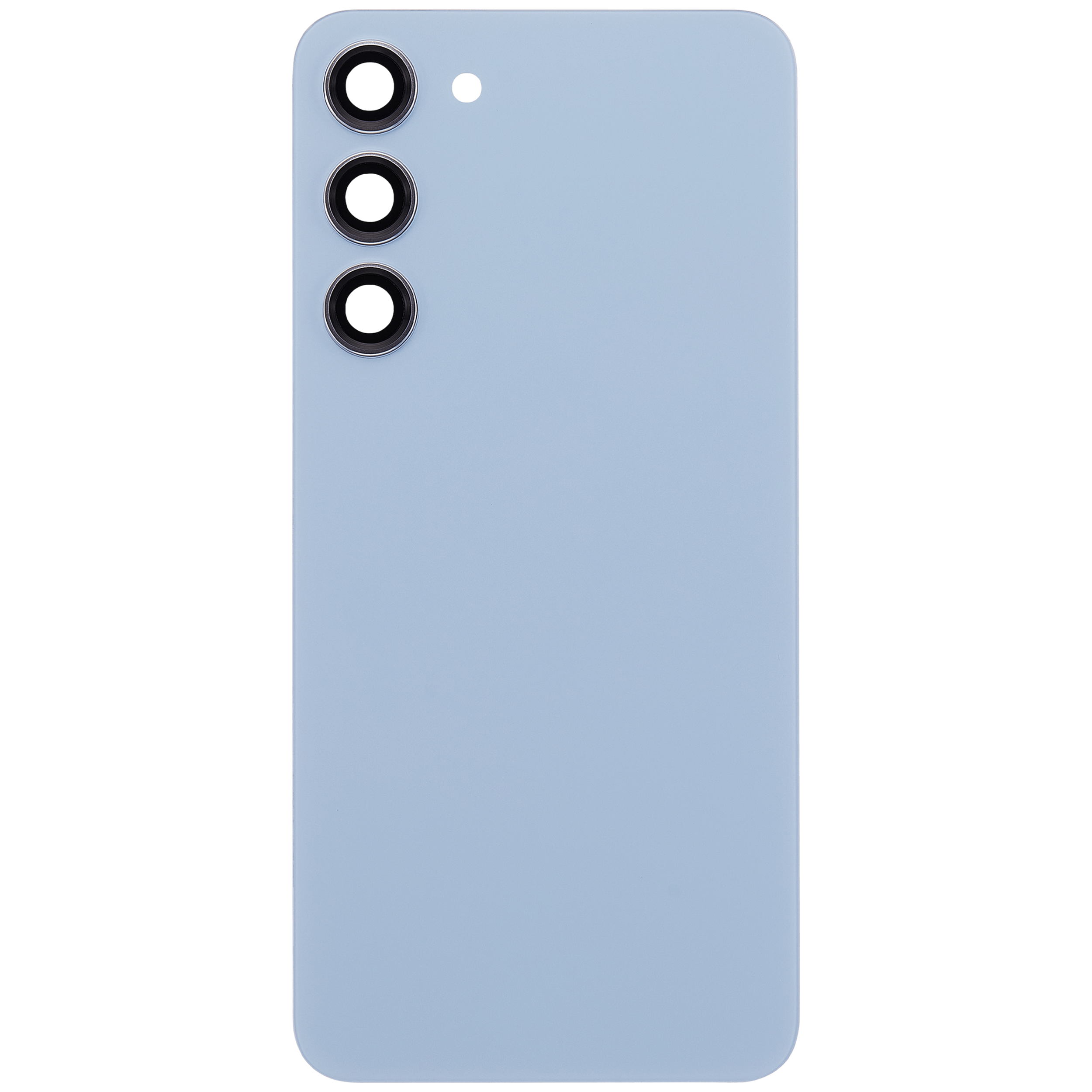 Back Cover Glass With Camera Lens For Samsung Galaxy S23 Plus 5G (No Logo) (Aftermarket Plus) (Blue)