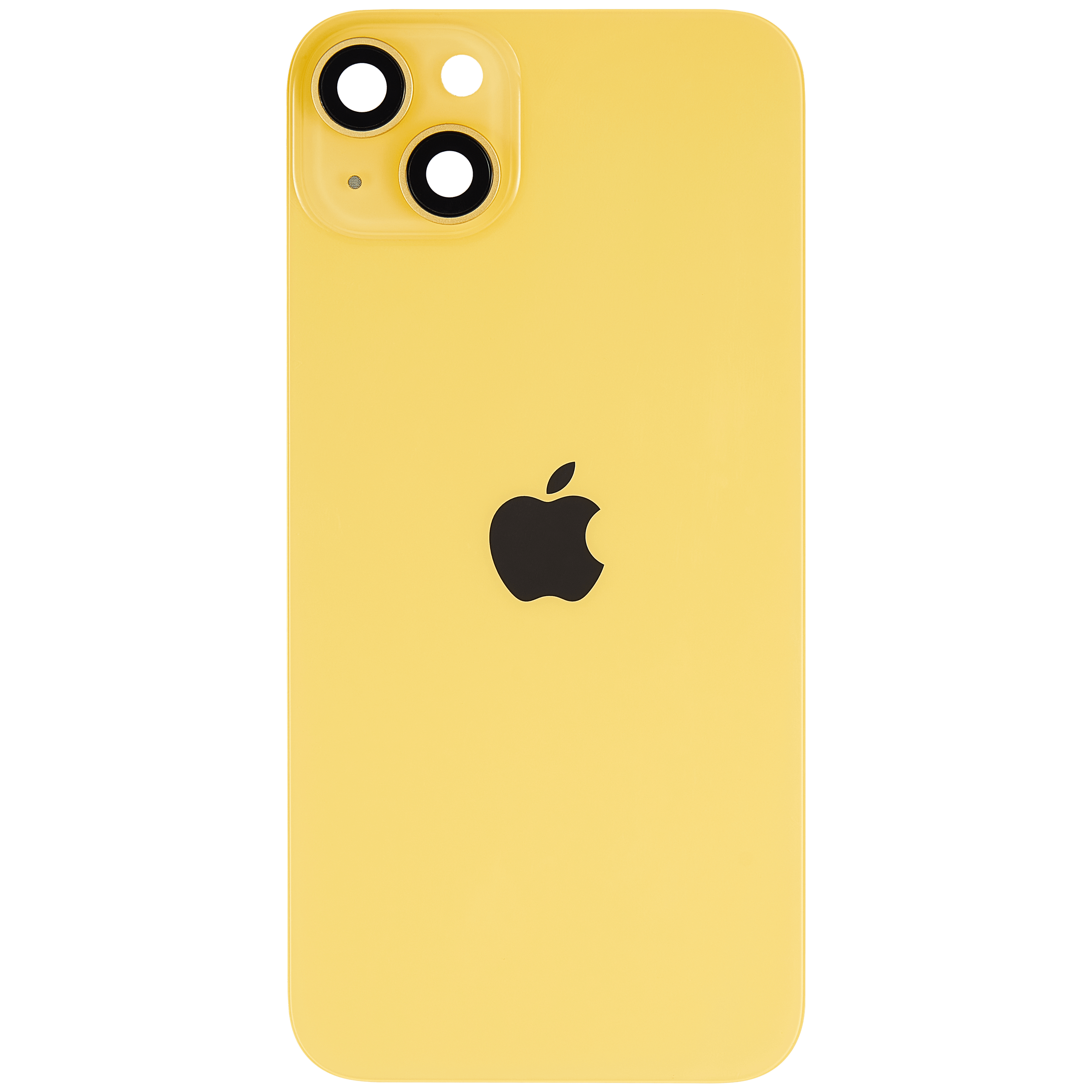 Back Glass w/ MagSafe Magnet For iPhone 14 Plus (Used OEM Pull: Grade A) (Yellow)