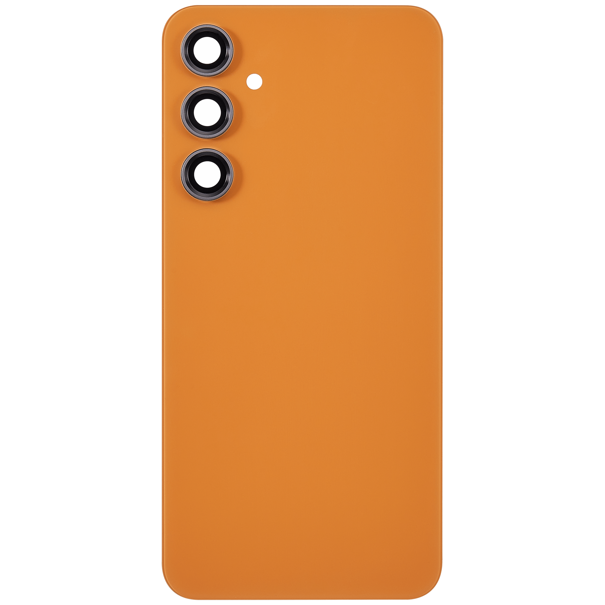 Back cover Glass With Camera Lens For Samsung Galaxy S23 FE 5G (Aftermarket Plus) (Tangerine)