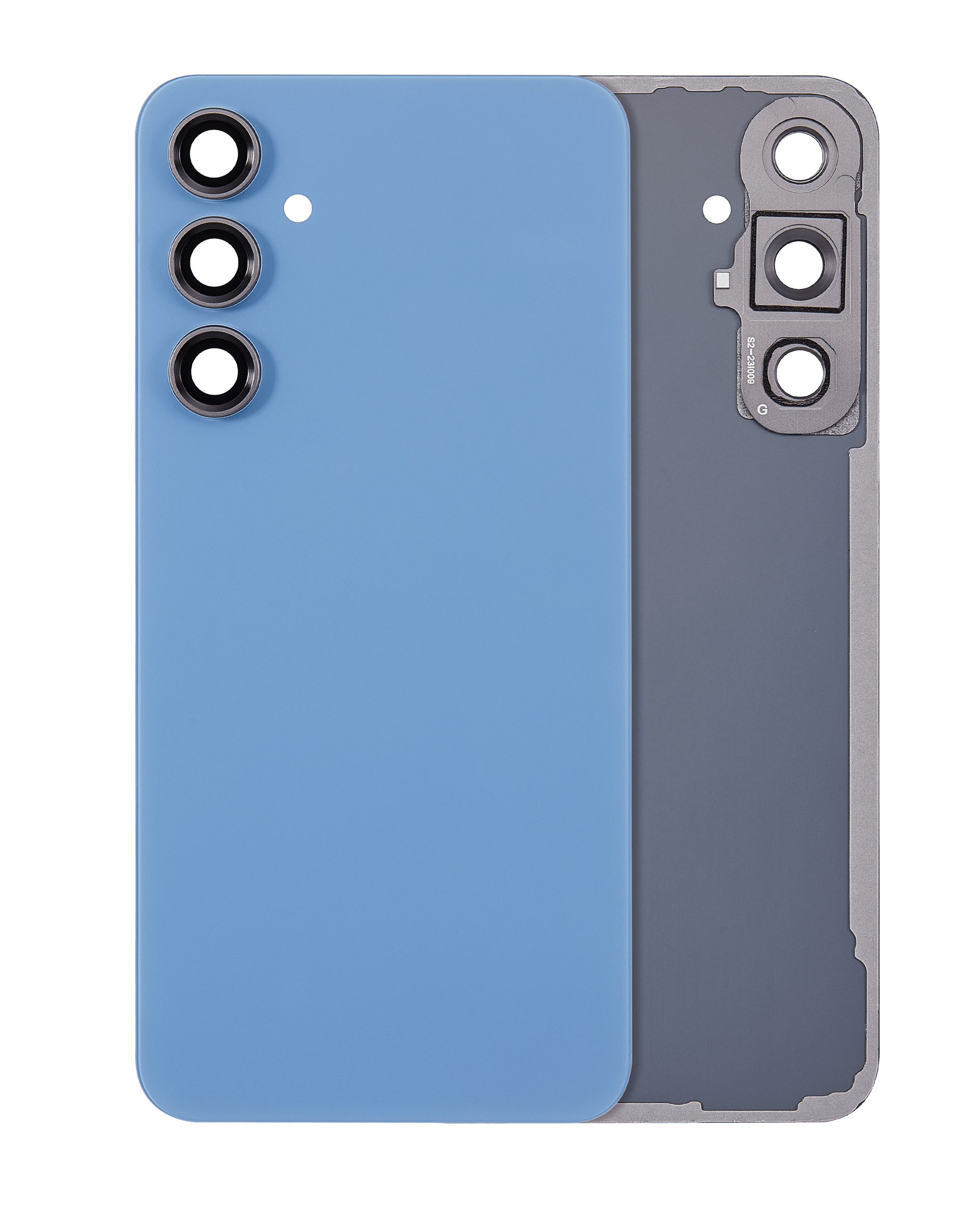 Back cover Glass With Camera Lens For Samsung Galaxy S23 FE 5G (Aftermarket Plus) (Indigo)