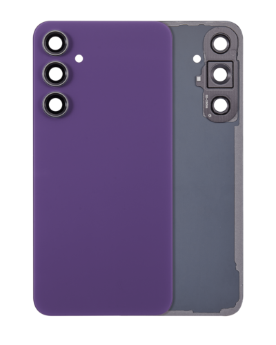 Back cover Glass With Camera Lens For Samsung Galaxy S23 FE 5G (Aftermarket Plus) (Purple)