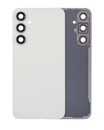 Back cover Glass With Camera Lens For Samsung Galaxy S23 FE 5G (Aftermarket Plus) (Cream)