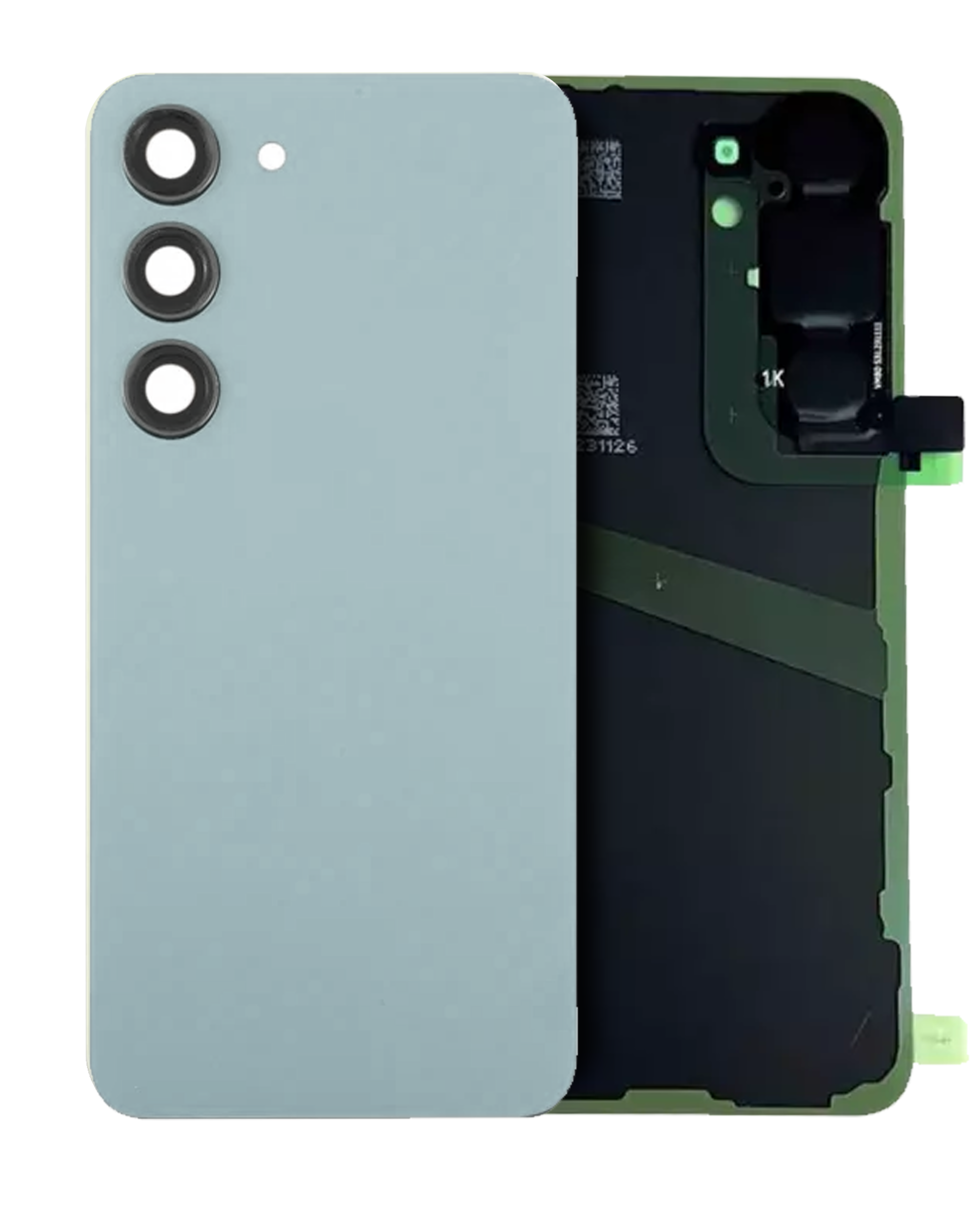 Back Cover Glass With Camera Lens For Samsung Galaxy S24 (Service Pack) (Sapphire Blue)