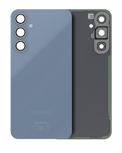Back Cover Glass With Camera Lens For Samsung Galaxy S23 FE (Service Pack) (Indigo)