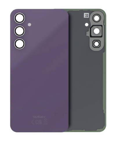 Back Cover Glass With Camera Lens For Samsung Galaxy S23 FE (Service Pack) (Purple)