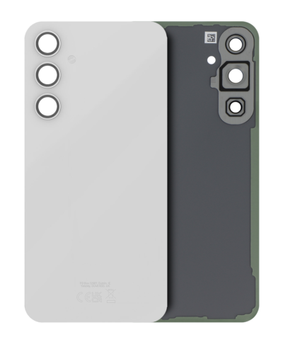 Back Cover Glass With Camera Lens For Samsung Galaxy S23 FE (Service Pack) (Cream)