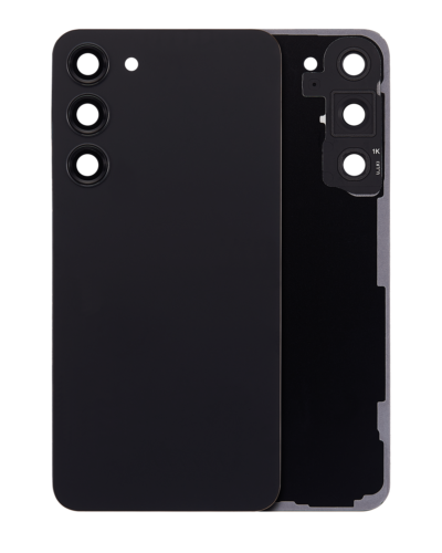 Back Cover Glass With Camera Lens For Samsung Galaxy S23 Plus (Service Pack) (Phantom Black)
