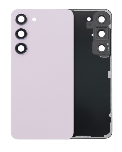 Back Cover Glass With Camera Lens For Samsung Galaxy S23 5G (Service Pack) (Lavender)