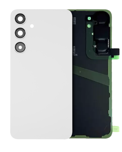 Back Cover Glass With Camera Lens For Samsung Galaxy S24 (Service Pack) (Marble Gray)
