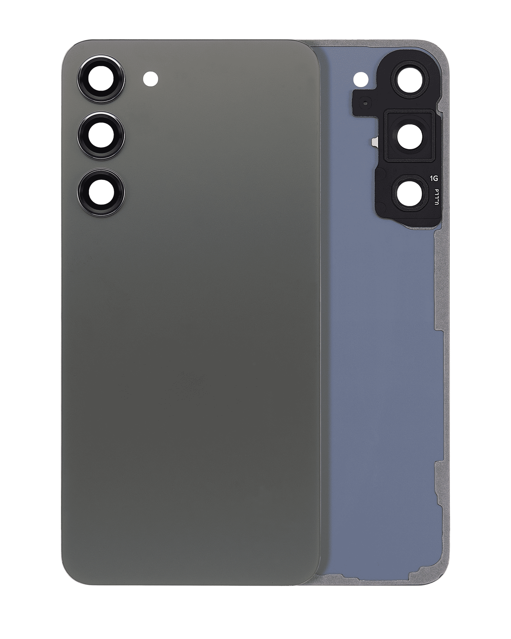 Back Cover Glass With Camera Lens For Samsung Galaxy S23 Plus 5G (No Logo) (Aftermarket Plus) (Green)