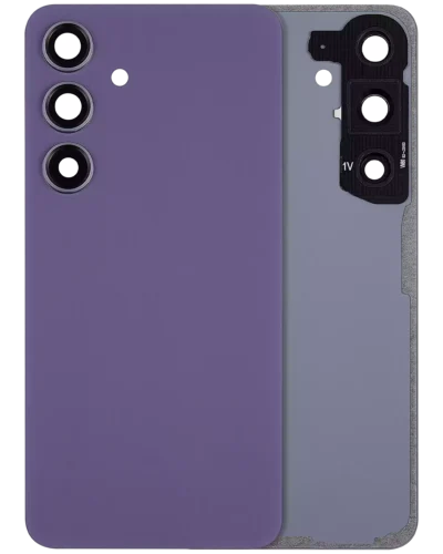 Back Cover Glass With Camera Lens For Samsung Galaxy S24 5G (No Logo) (Aftermarket Plus) (Cobalt Violet)
