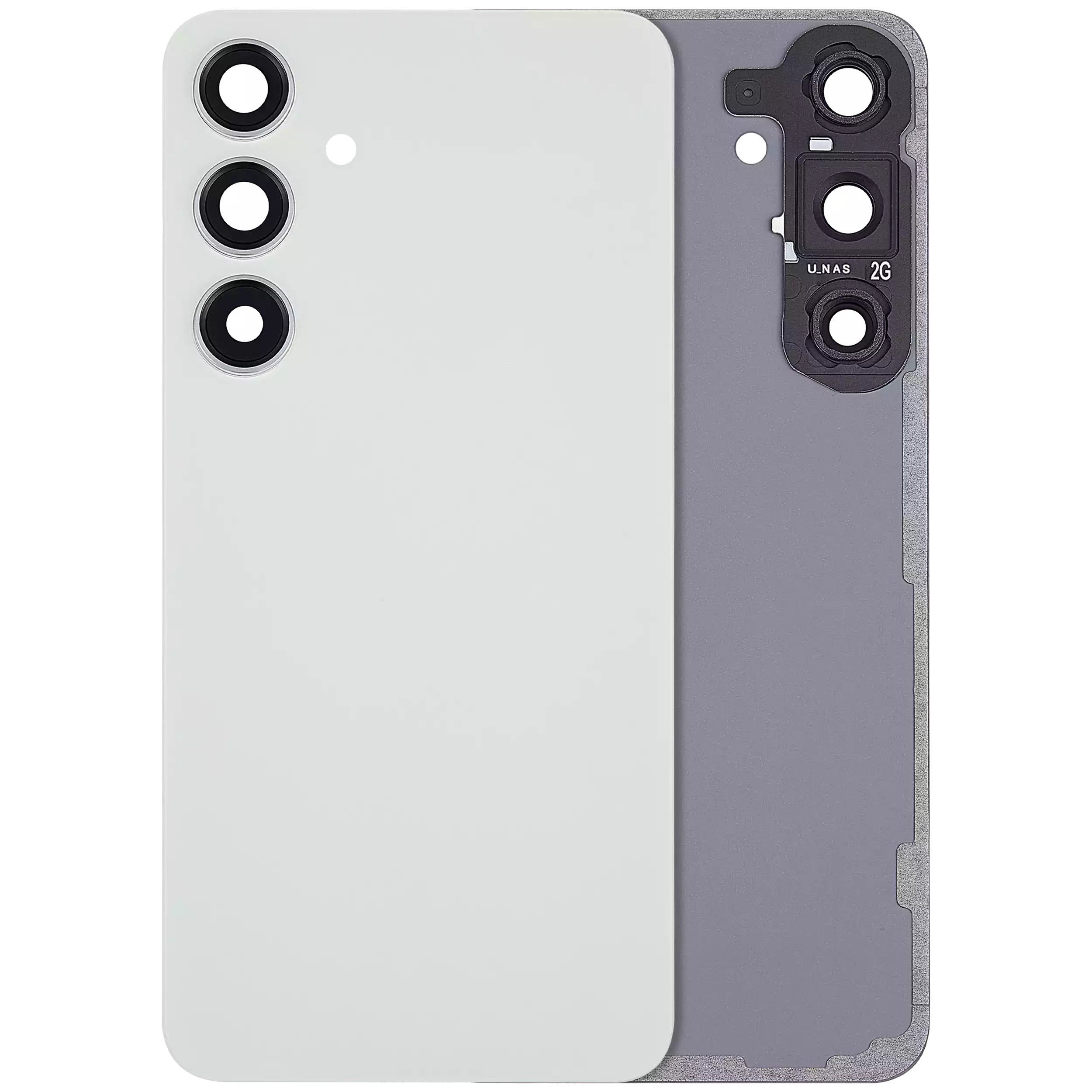 Back Cover Glass With Camera Lens For Samsung Galaxy S24 Plus 5G (No Logo) (Aftermarket Plus) (Jade Green)