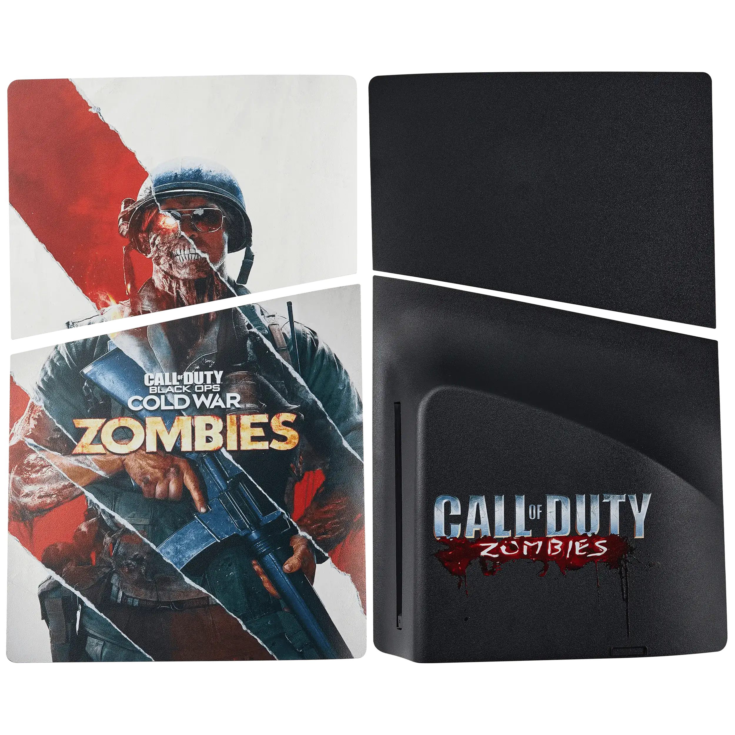Call of Duty Zombies print faceplate cover for PS5 Slim Disc Edition