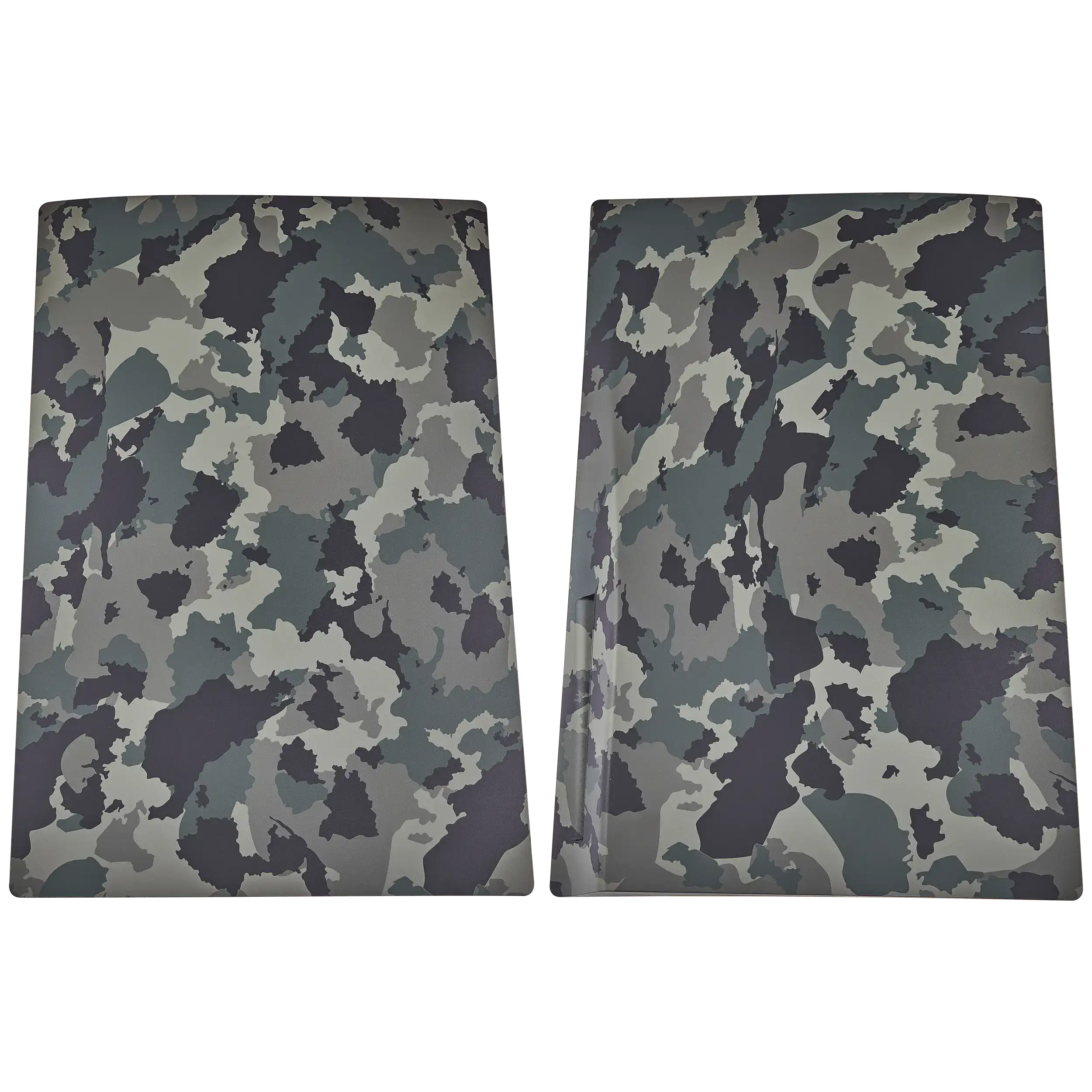 Grey camouflage faceplate cover for original PS5