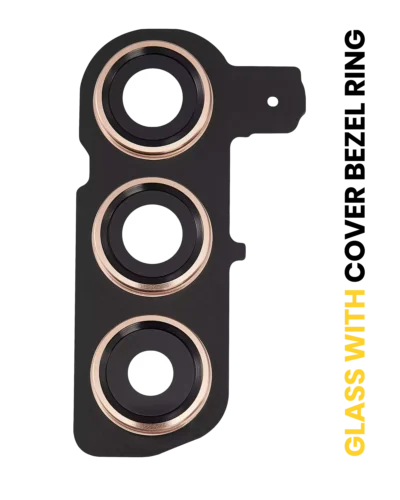 Back Camera Lens With Cover Bezel Ring For Samsung Galaxy S24 5G (Premium) (Sandstone Orange)