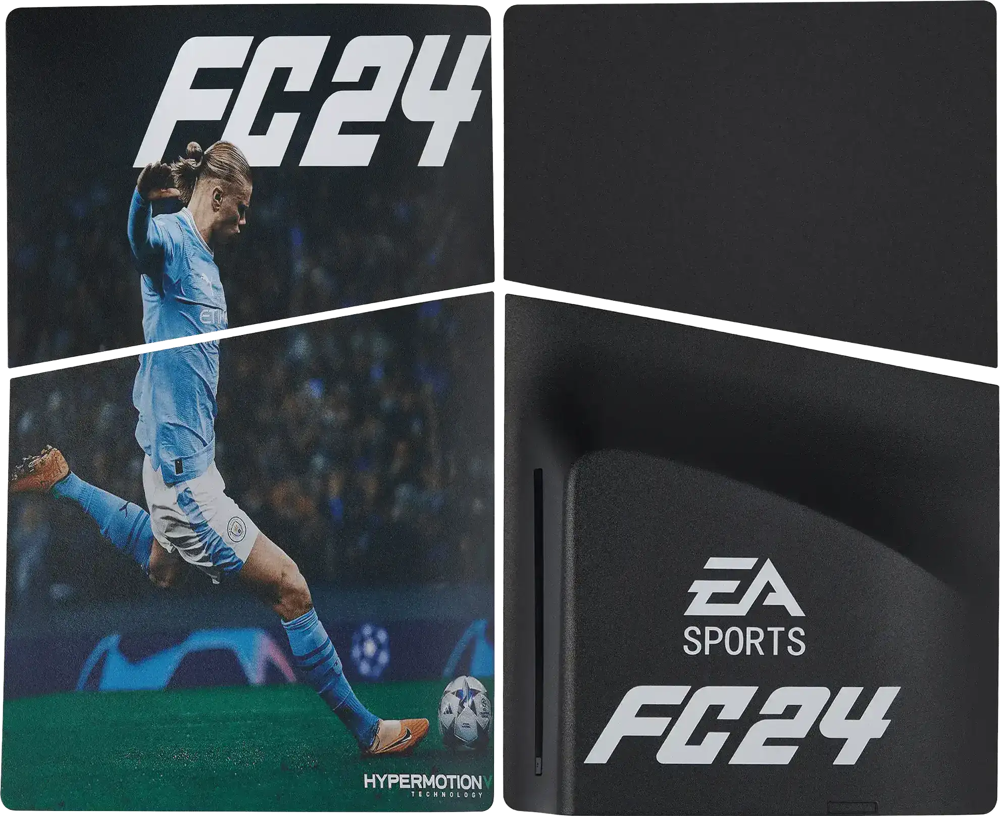EA Sports FC 24 faceplate cover set for PlayStation 5 Slim Disc Edition