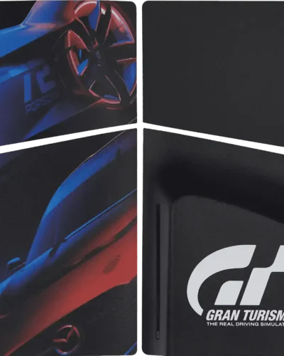 Gran Turismo 7 faceplate cover set for PlayStation 5 Slim Disc Edition