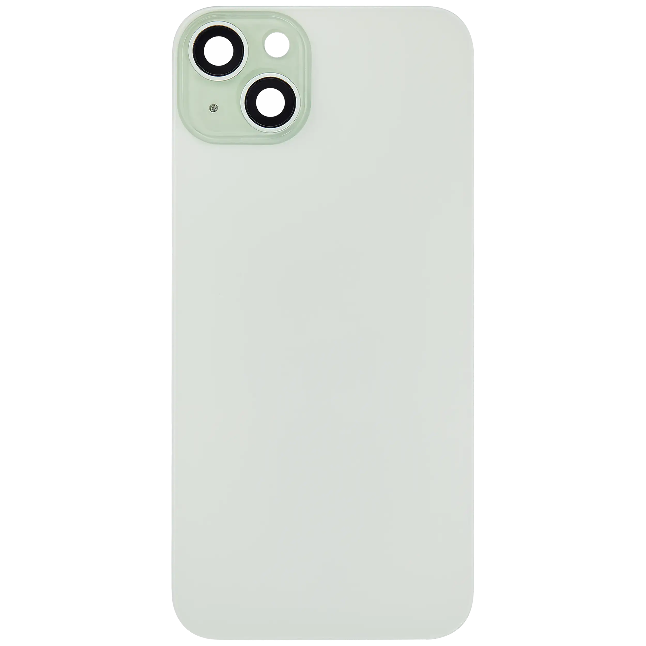 Back Glass w/ MagSafe Magnet For iPhone 15 Plus (No Logo) (Aftermarket) (Green)
