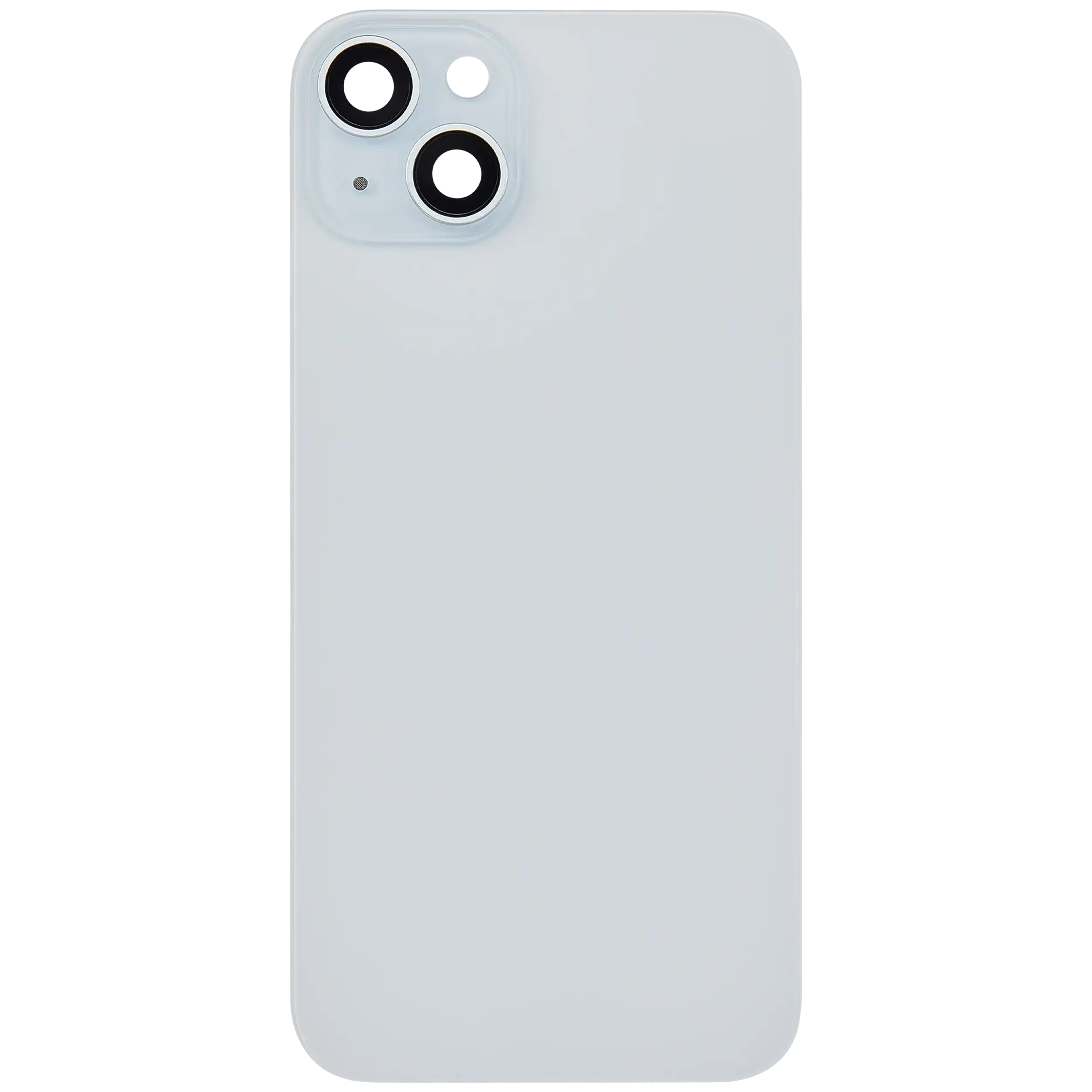 Back Glass w/ MagSafe Magnet For iPhone 15 Plus (No Logo) (Aftermarket) (Blue)