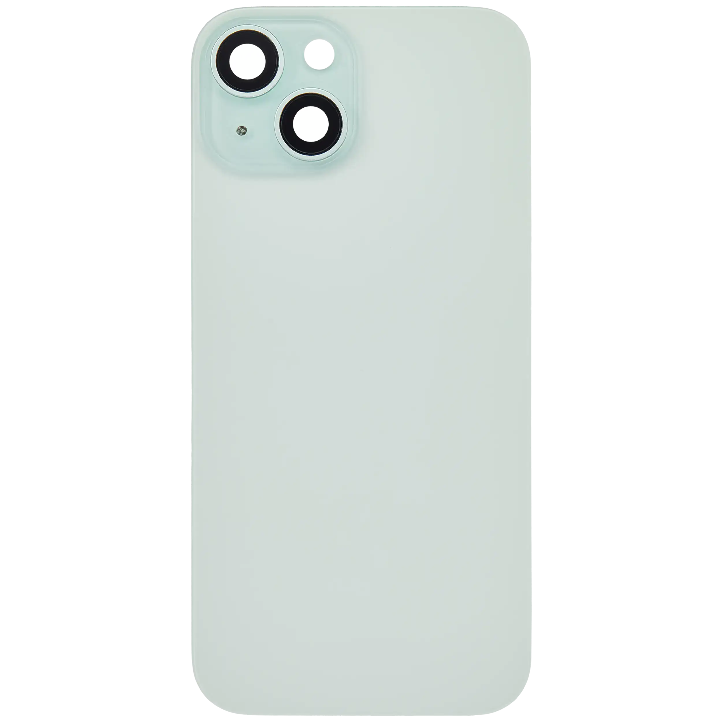 Back Glass w/ MagSafe Magnet For iPhone 15 (No Logo) (Aftermarket) (Green)