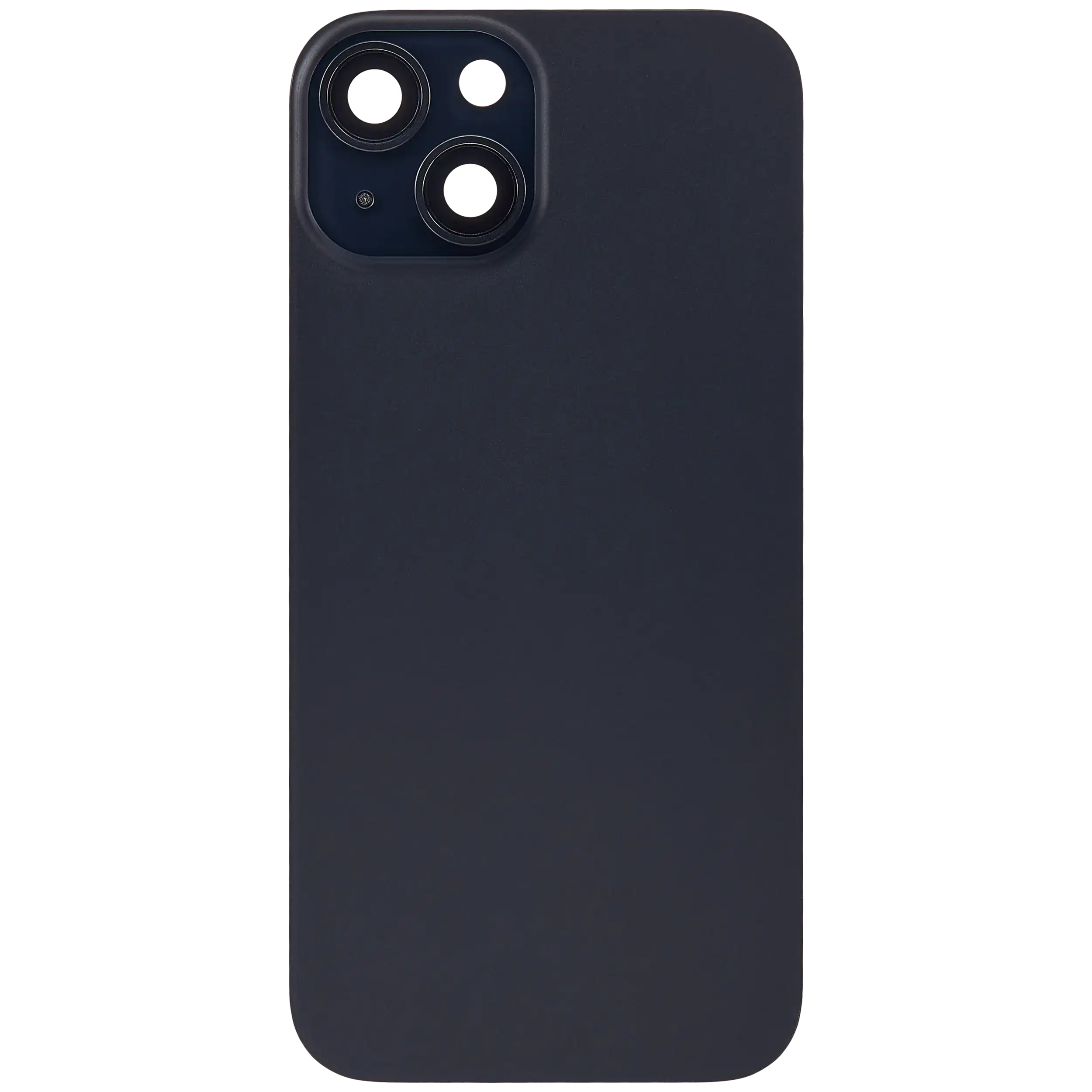 Back Glass w/ MagSafe Magnet For iPhone 15 (No Logo) (Aftermarket) (Black)